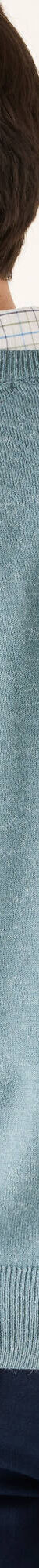 Pull uni col V (aqua chiné) Pull uni col V (aqua chiné)